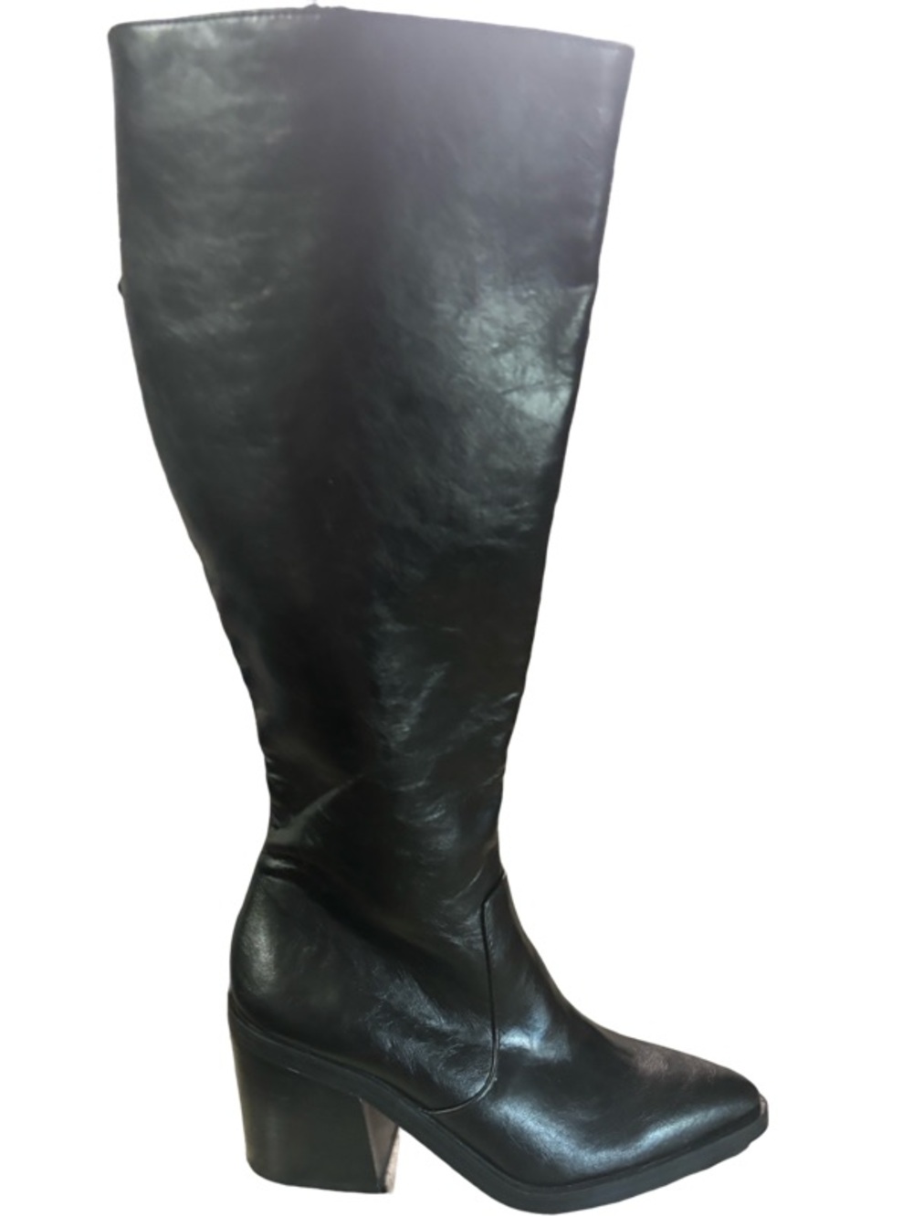 Steve Madden Dextra Women's Knee High Boots Faux Leather Black Size 7 M